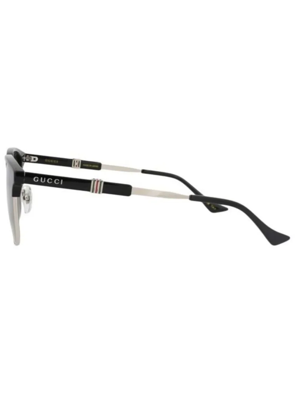 New Gucci Mens Square/Rectangle Silver Black Green Fashion Designer Sunglasses